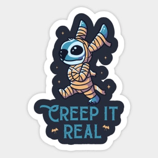 Creep It Real Funny Cute Spooky Sticker